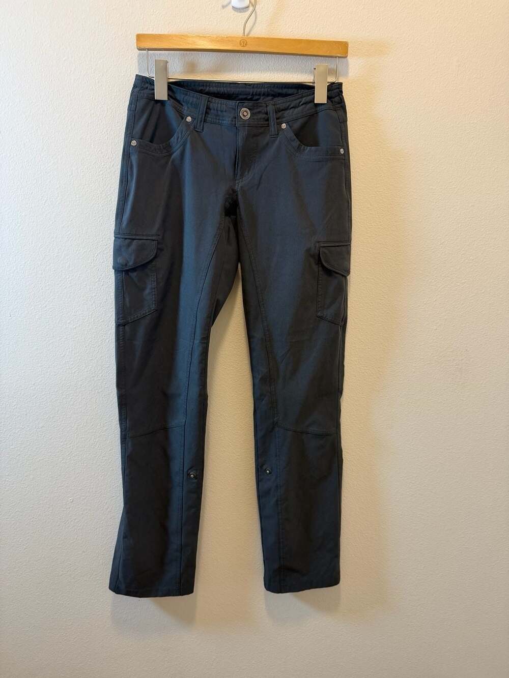 Kuhl Splash Freeflex Roll Up Cargo Pants Gray Women's 2 Regular